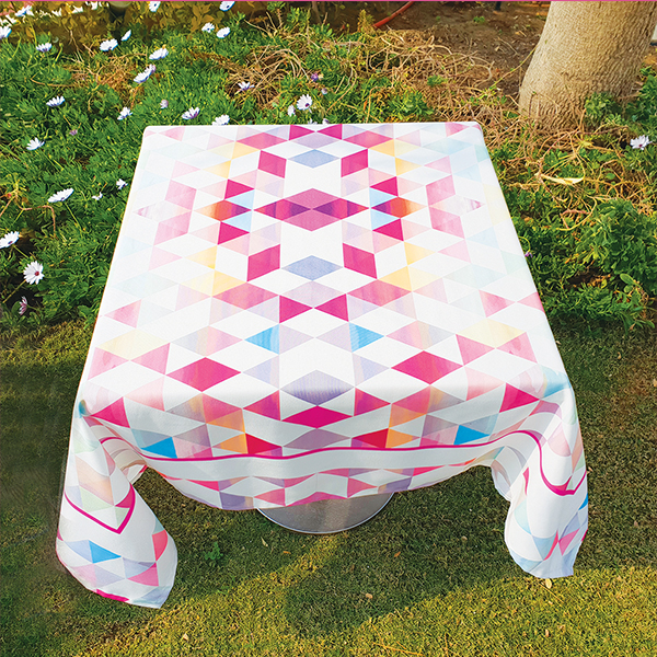 Triangles Table Cloth 140 x 140 cm